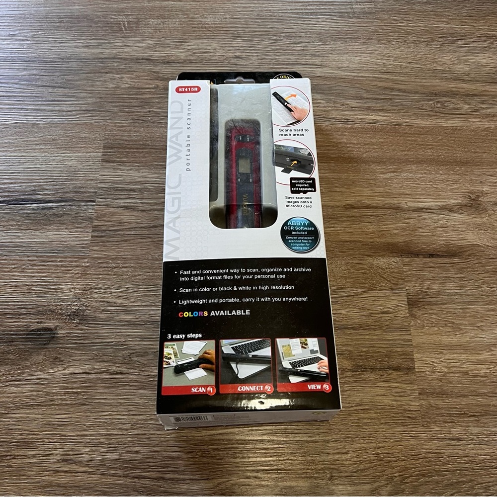 VUPOINT SOLUTIONS Magic Wand Potable Scanner NEW OPEN BOX